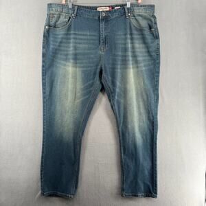 Hudson Barrow NYC Gentlemans Outfitters Slim Stretch Jeans 44x30 Faded Blue